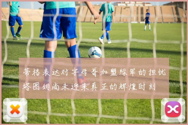 蒂格表达对字母哥加盟绿军的担忧塔图姆尚未迎来真正的辉煌时刻